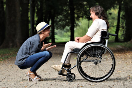 Physically challenged help from 10 Limited